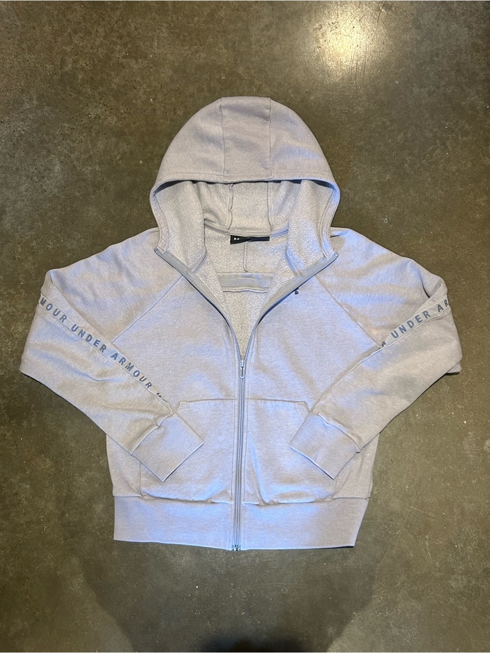 Under Armour Lavender Full-Zip Hoodie - Women S